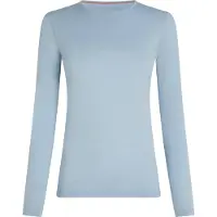 Icebreaker - Première couche en laine de mérinos - W Merino 200 Oasis LS Crewe Zinc Blue en Laine - Taille M - Bleu