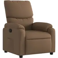 vidaXL Fauteuil relax brun Tissu