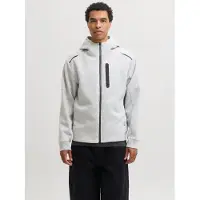 Jack & Jones Veste de survêtement 'JCOFusion' gris clair