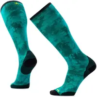 Smartwool Ski Zero Cushion Shale Print Otc Socks Vert EU 38-41