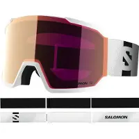 Salomon S/view 3 Ski Goggles Blanc Universal Ruby/CAT3