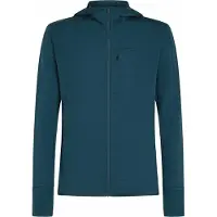 Icebreaker - Polaire en laine de mérinos - M Merino Blend 300 RealFleece Descender LS Zip Hoodie Abyss pour Homme en Laine - Taille M - Navy