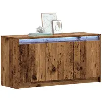 vidaXL : Meubles TV de 100 x 34 x 50 cm, en bois de récupération et en panneaux de particules