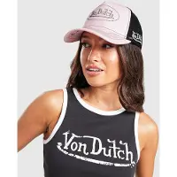 Von Dutch Casquette Trucker brodée - Rose, Rose