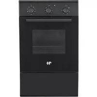 Continental Edison CECI3F50B : Plaque de cuisson à induction, 3 zones, four à convection de 51 litres, 8500 W, nettoyage catalytique automatique, couleur noire