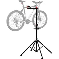 BellaFurn Support de réparation pour vélos et support de montage, en métal, à quatre pieds