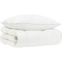 vidaXL Ensemble de couettes en duvet de canard, 90% duvet, modèle FULDA, 2 pièces, 140 x 200 cm, pour l'hiver