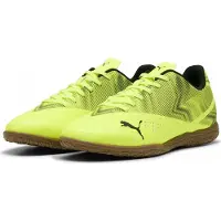Puma Hommes, Chaussures de football, Rapid It (43), Noir, Jaune