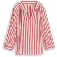 Tom Tailor Chemisier rouge / blanc