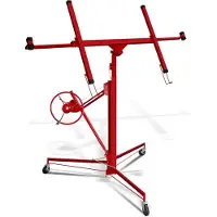 OEM Palier élévateur pour plaques de plâtre de grande taille, avec support pour plaques de plâtre, aide à la pose de plaques de plâtre, système d'élévation pour plaques de plâtre, dimensions XXL, pliable.