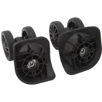 OEM Roues de rechange pour valises, roues universelles amovibles pour valises, kit de réparation en caoutchouc et en plastique pour bagages