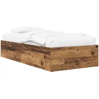 vidaXL Sommier au sol en bois ancien 80 x 200 cm, aggloméré