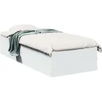 vidaXL Sommier blanc 80 x 200 cm en aggloméré