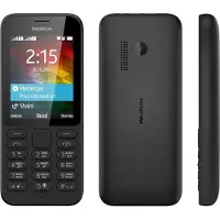 Nokia A00023207 215 Smartphone Dual-SIM (écran 5,08 cm (2,4 pouces), appareil photo 0,3 mégapixel, GSM bi-bande, 8MB RAM, Bluetooth 3.0, micro-USB 2.0) noir