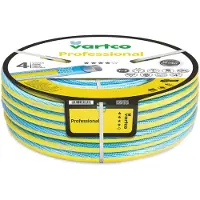Vartco Tuyau d'arrosage professionnel , 1 pouce, 50 mètres, 4 couches, système TFS