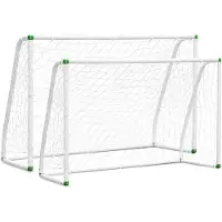 OEM But de football - Structure en PVC - 245x155x90 cm - Montage rapide - Objectif d'entraînement - Assemblage facile - Lot de 2