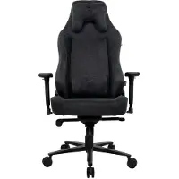 AROZZI Vernazza XL Soft Fabric Chaise Gaming - Noir Pur