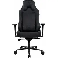 AROZZI Vernazza XL Soft Fabric Chaise Gaming - Noir Pur