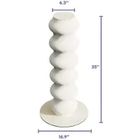 StarTech.com Arbre à gratter pour chats - Colonne à gratter pour chats - Autoportant - 3 niveaux - Corde en papier résistante aux griffes - 43x16x89 cm - Blanc