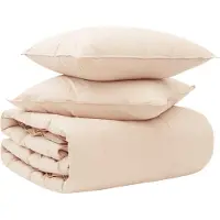 vidaXL Ensemble de draps , 2 pièces, 135 x 220 cm, pour toutes les saisons, couleur beige