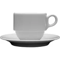 Lubiana 6x Tasse à café Versailles, porcelaine 0,25 litre
