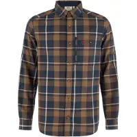 Fjall Raven - Chemise à carreaux - Fjällglim Regular Shirt M Wood Brown Black Oak - Taille XL - Marron