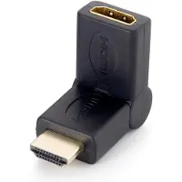 Equip Adaptateur HDMI pliable 1920x1080/60Hz St/Bu 180° noir Polybag