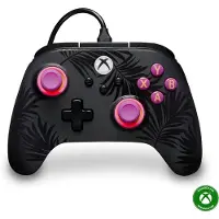PowerA Manette filaire Advantage Plus Moonlight Palms pour Xbox Series X|S Xbox One et PC