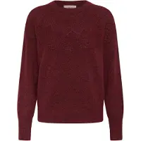 Cream Pull-over 'CRJunah' bordeaux