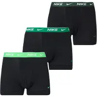Nike Underwear Boxers 'Everyday' vert / noir / blanc