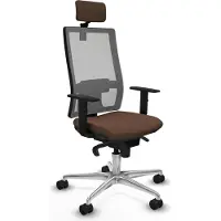 Piqueras Y Crespo Chaise de bureau , modèle 1D086N2, couleur marron foncé