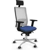 Piqueras Y Crespo Chaise de bureau , modèle 2D086G1, couleur bleu marine