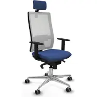 Piqueras Y Crespo Chaise de bureau 1D086G2 Bleu marine