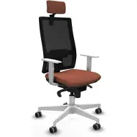 Piqueras Y Crespo Chaise de bureau , modèle 4B026G2, couleur marron