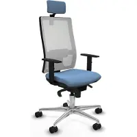 Piqueras Y Crespo Chaise de bureau 1D086N2 Bleu ciel