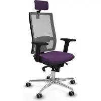 Piqueras Y Crespo Chaise de bureau , modèle 2D086G2, couleur lilas