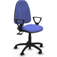 Piqueras Y Crespo Chaise de bureau , modèle BFN01RP, couleur bleu ciel
