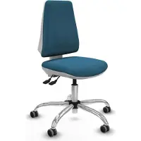 Piqueras Y Crespo Chaise de bureau , modèle B00056G, couleur vert pétrole