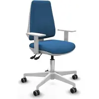 Piqueras Y Crespo Chaise de bureau , modèle B5B026G, couleur bleu clair