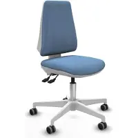 Piqueras Y Crespo Chaise de bureau , modèle B00026G, couleur bleu ciel
