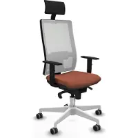 Piqueras Y Crespo Chaise de bureau , modèle 1D026G1, couleur marron