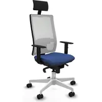Piqueras Y Crespo Chaise de bureau , modèle 1D026N1, couleur bleu marine