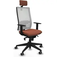 Piqueras Y Crespo Chaise de bureau , modèle 1D066G2, couleur marron