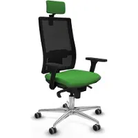Piqueras Y Crespo Chaise de bureau , modèle 3D086G2, couleur verte