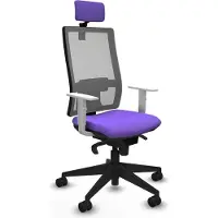 Piqueras Y Crespo Chaise de bureau , modèle 4B066N2, couleur lilas