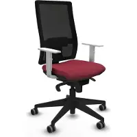Piqueras Y Crespo Chaise de bureau , modèle 4B066G0, couleur grenat