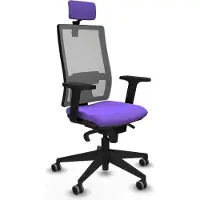 Piqueras Y Crespo Chaise de bureau , modèle 2D066G2, couleur lilas