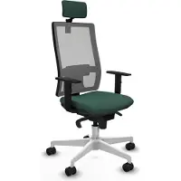 Piqueras Y Crespo Chaise de bureau , modèle 1D026N2, couleur verte