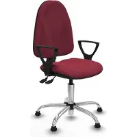 Piqueras Y Crespo Chaise de bureau Algarra , modèle BFN05RT, couleur grenat