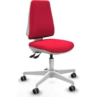 Piqueras Y Crespo Chaise de bureau , modèle B00026G, couleur rouge